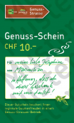 Genuss-Schein CHF 10.–